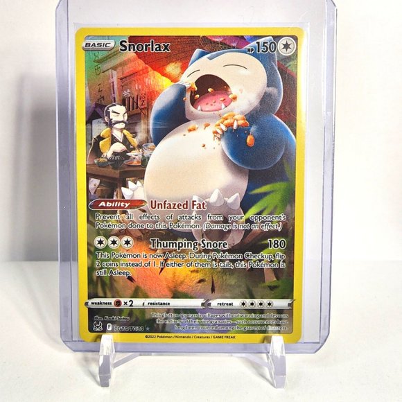 Snorlax TG10/TG30 (Lost Origin) Full Art - Near Mint - Picture 3 of 13